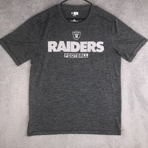 NFL TX3 Cool T Shirt Las Vegas Raiders Mens Large Black Short Sleeve